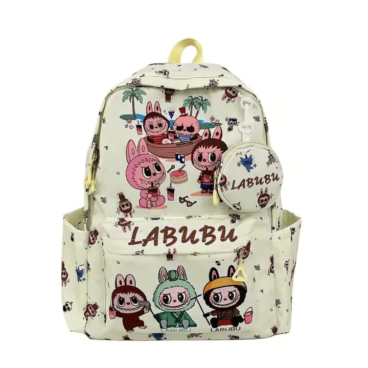 Cartable Labubu college kawaii - Image 3