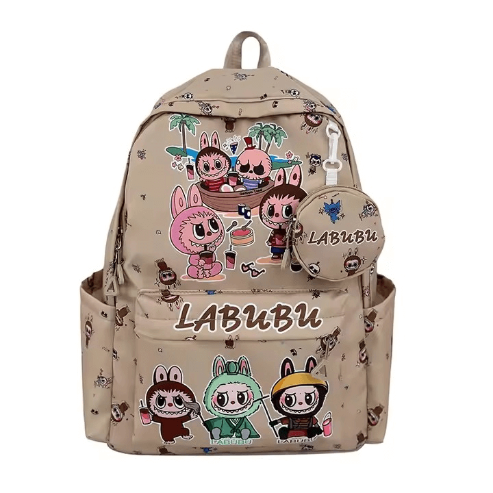 Cartable Labubu college kawaii - Image 4