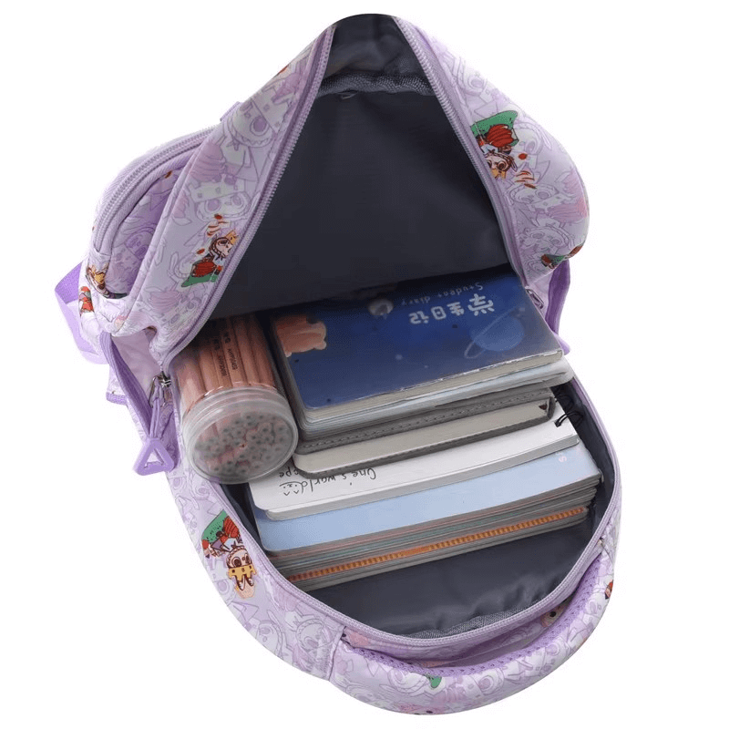 Cartable Labubu primaire kawaii - Image 3