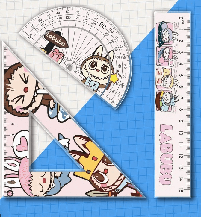 labubu kit de géométrie rentrée scolaire - Image 2