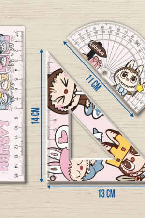 labubu kit de géométrie rentrée scolaire