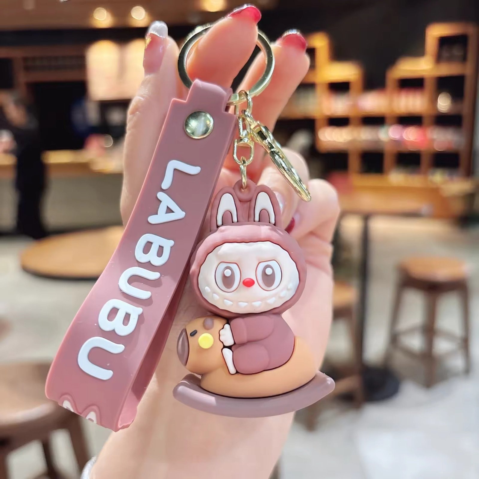 Porte-clés Labubu – Accessoire mignon pour clés, sacs et déco - Image 6