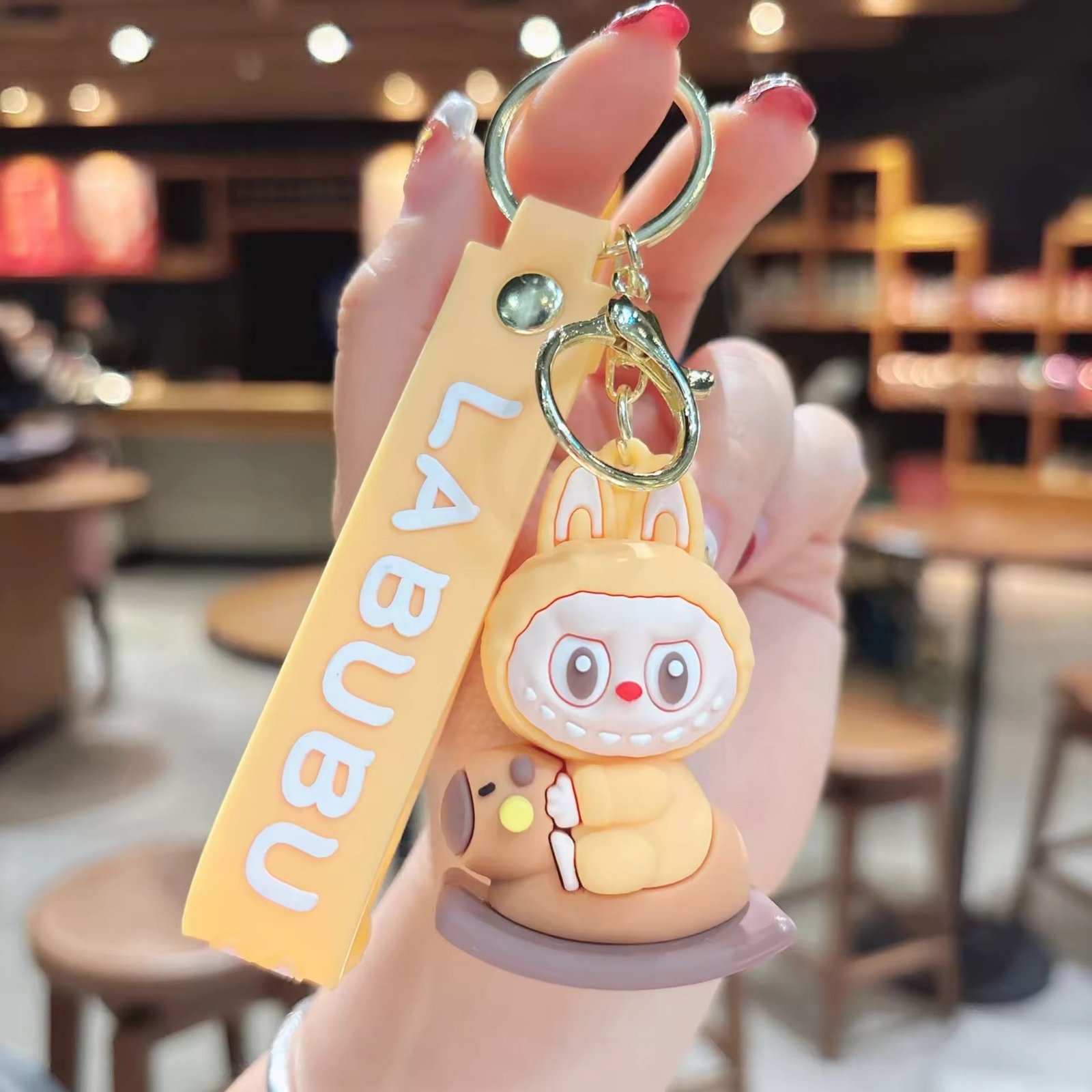 Porte-clés Labubu – Accessoire mignon pour clés, sacs et déco - Image 5