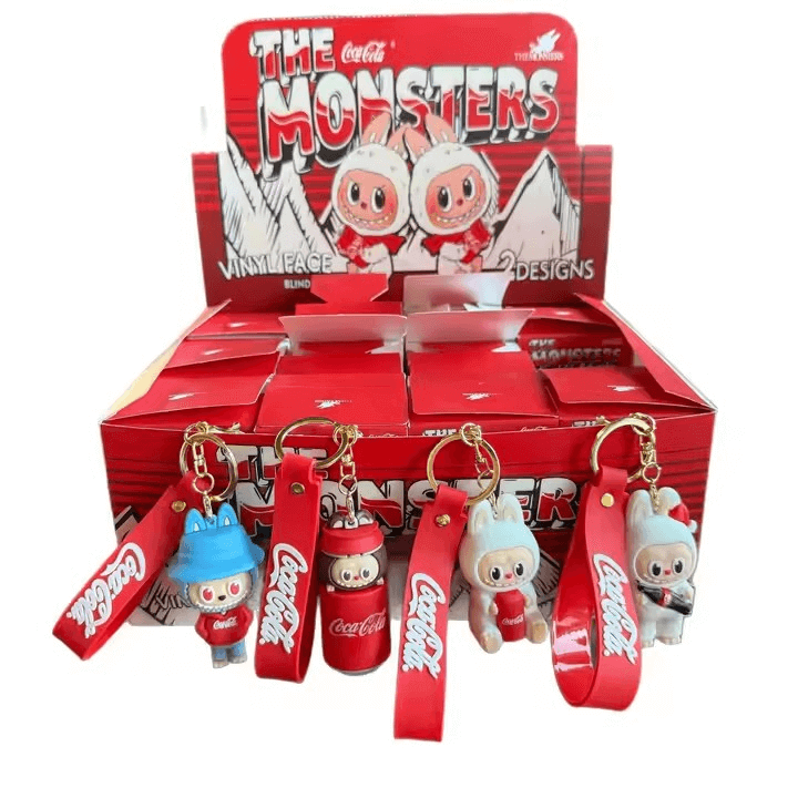 Porte-clés Labubu Coca-Cola boite complète