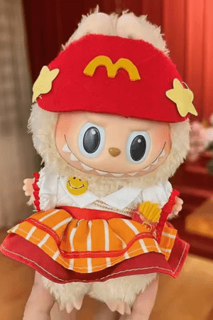 tenue Labubu McDonald’s femme